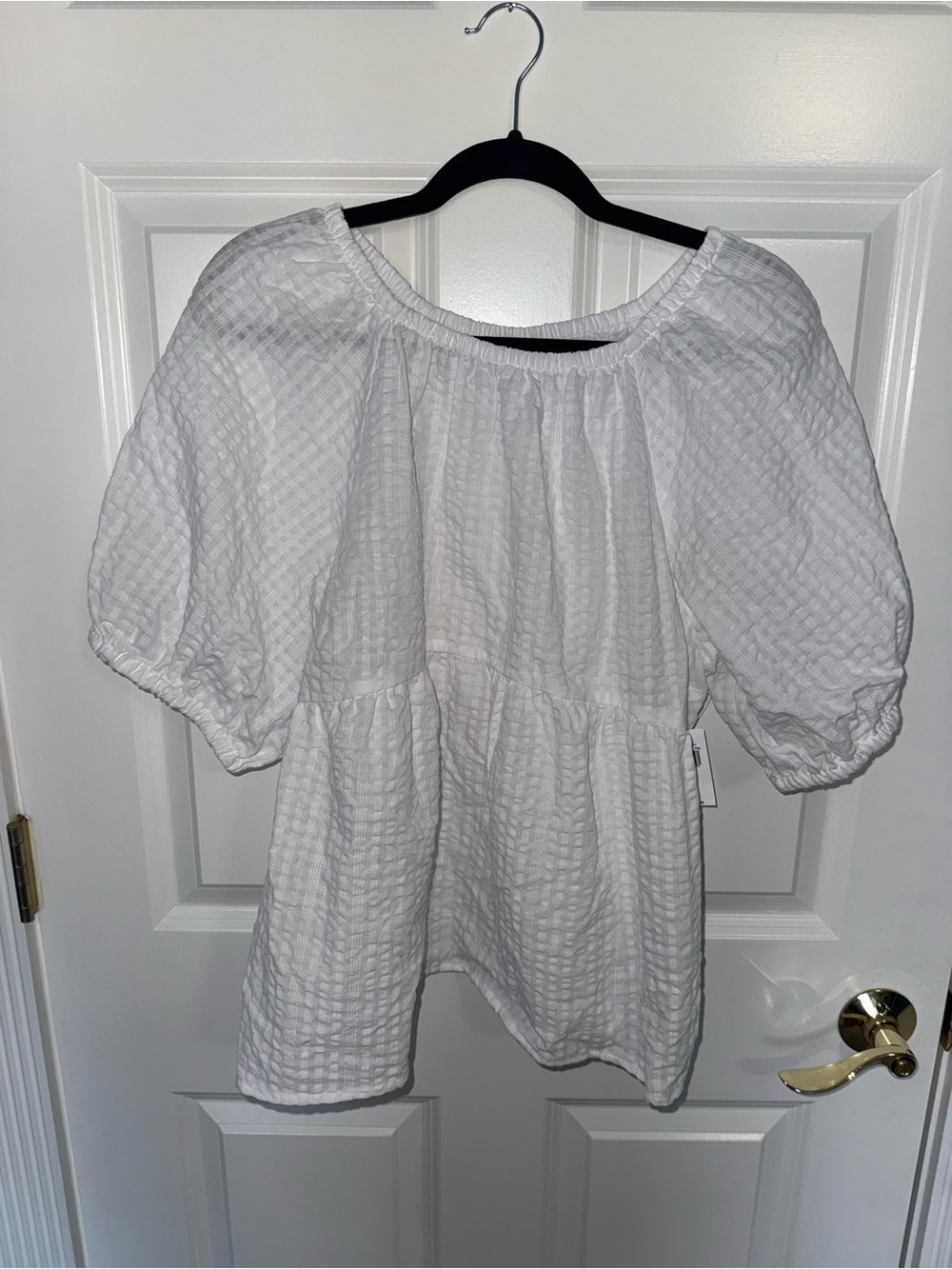 NWT Old Navy Gingham Texture Blouse